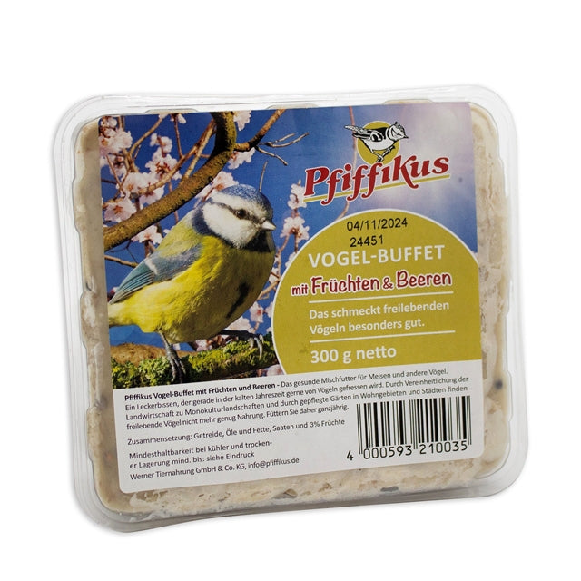 Pfiffikus Vogel-Buffet Früchte-Beeren, 300g