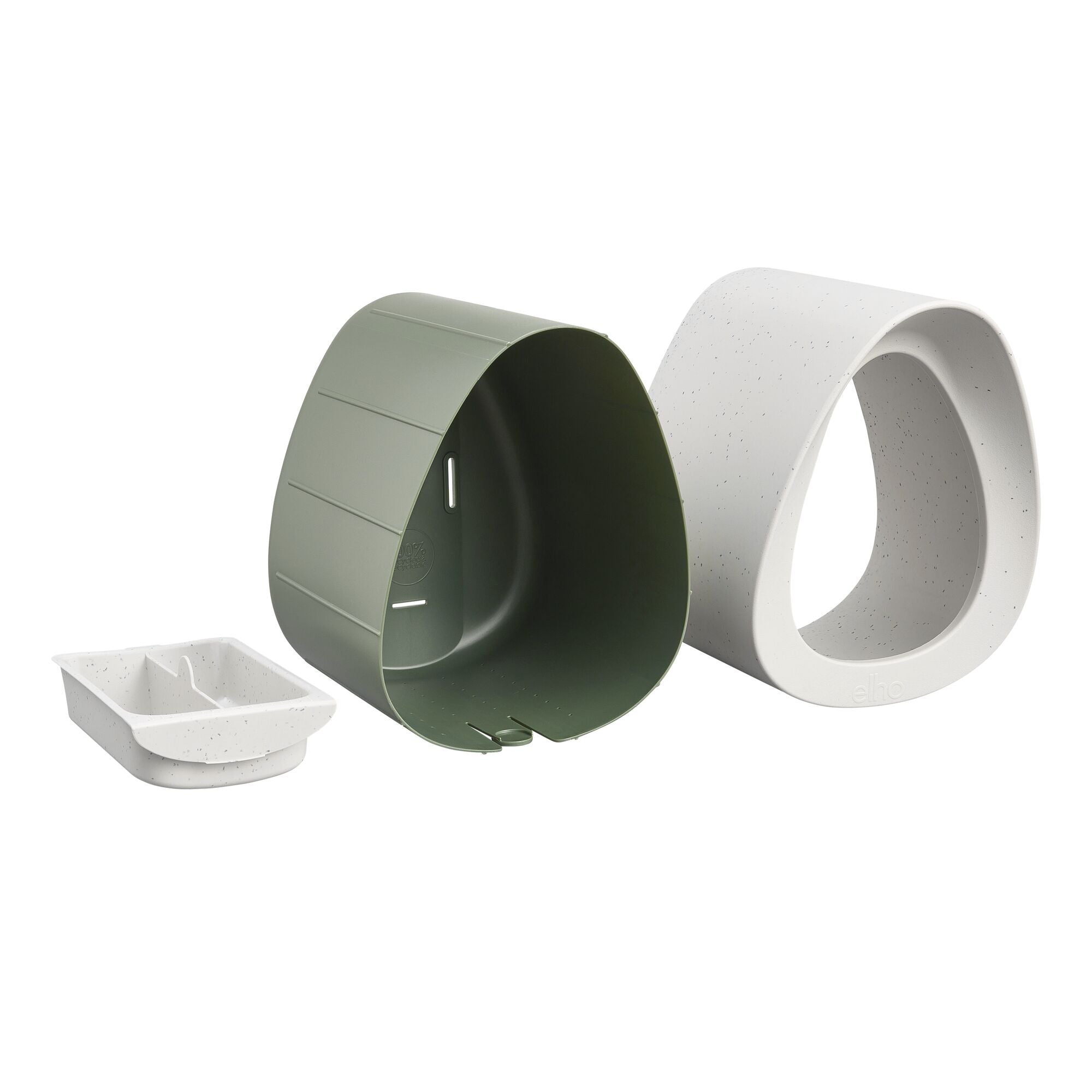 Elho Vogelfutterhaus essential 18cm faser grau