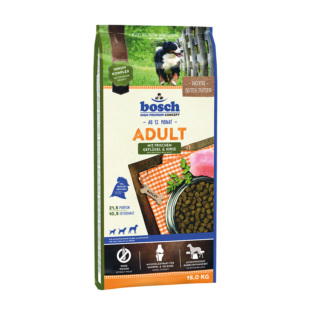 Bosch Adult Geflügel & Hirse, 15 kg