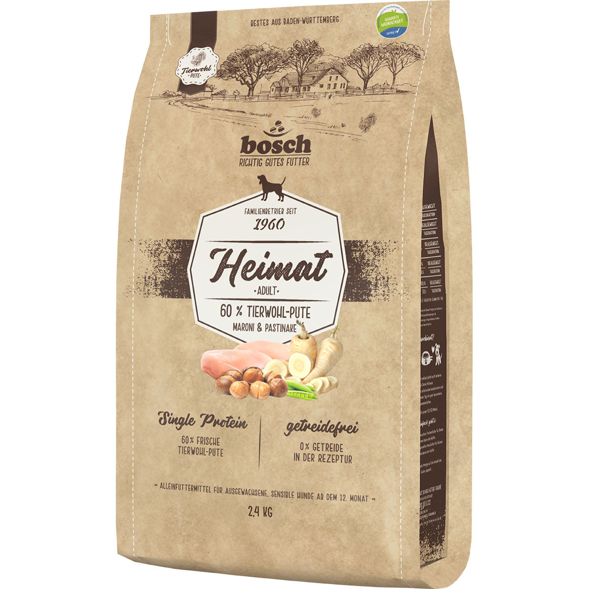 Bosch Heimat Adult Tierwohl-Pute, 2,4 kg