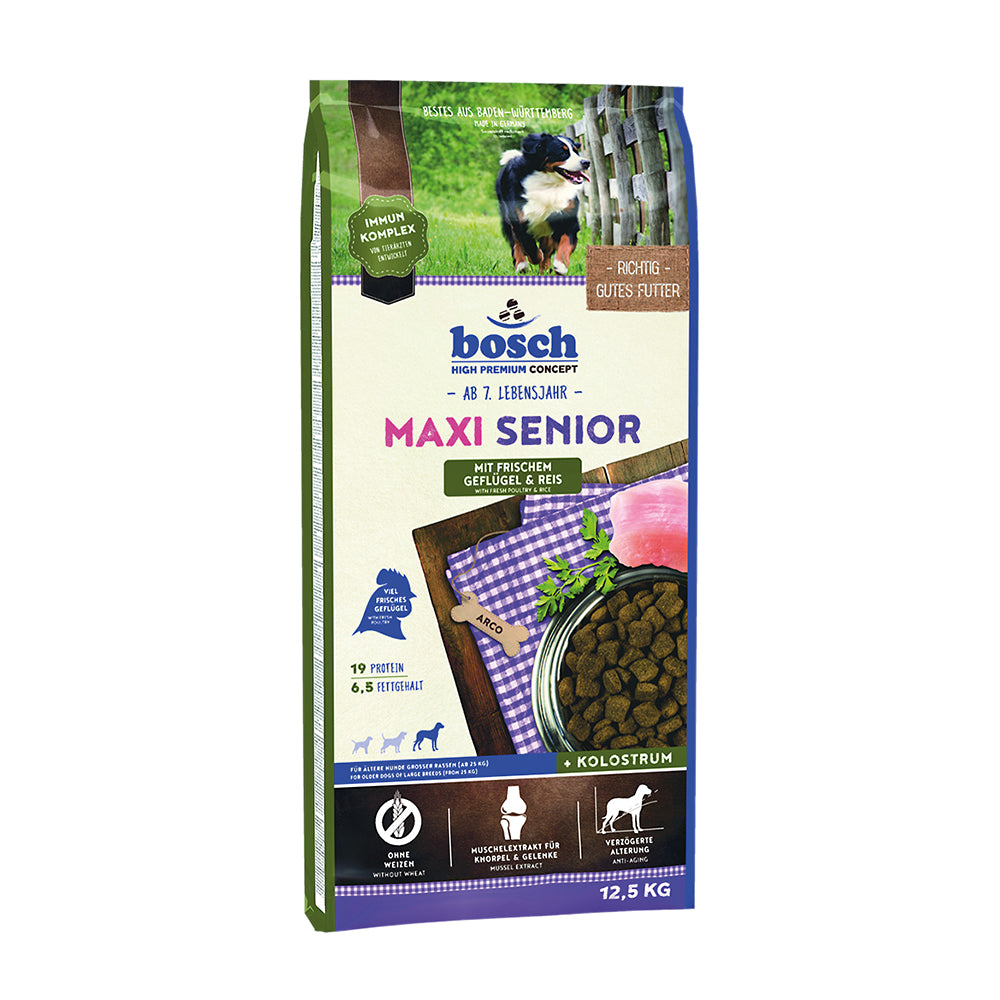 Bosch Maxi Senior Geflügel & Reis, 12,5 kg