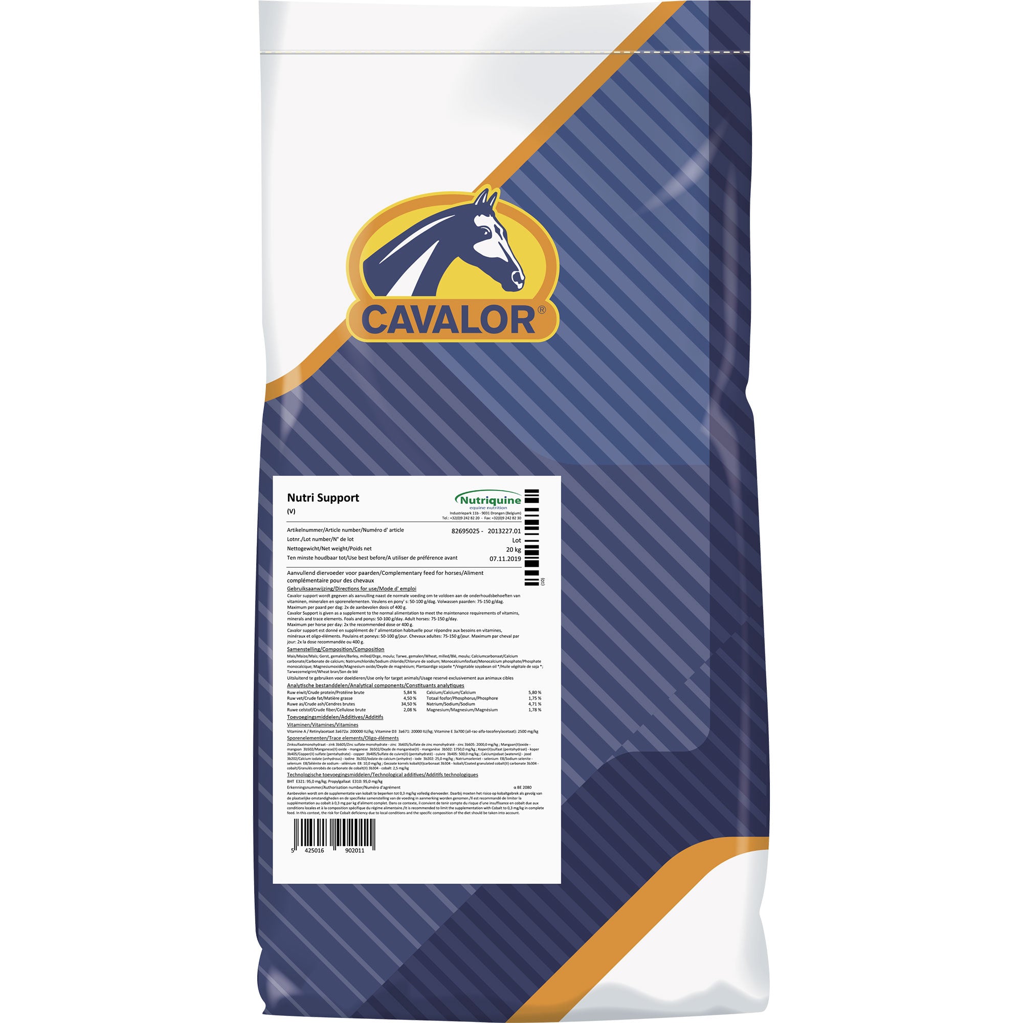 Cavalor Nutri Support / 20 kg