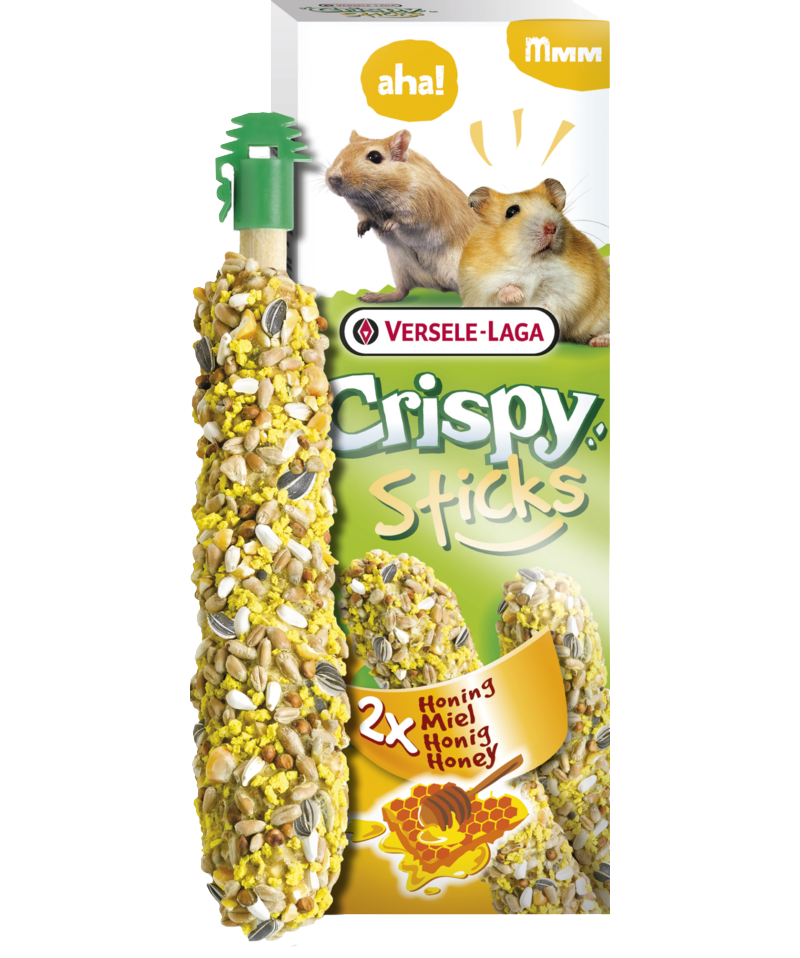 Crispy Sticks Sticks Hamster-Rennmäuse Honig, offen