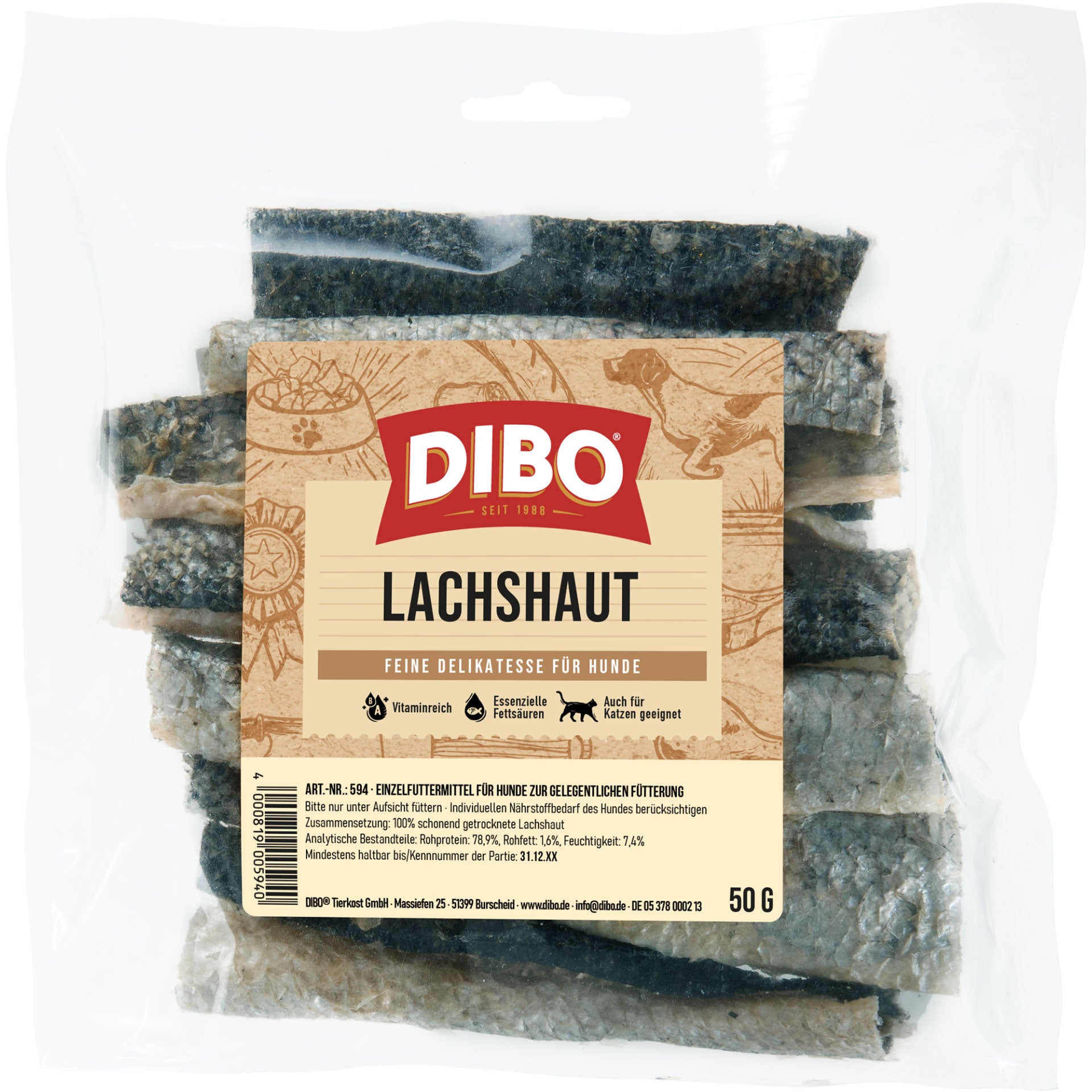 Dibo Lachshaut, 50g