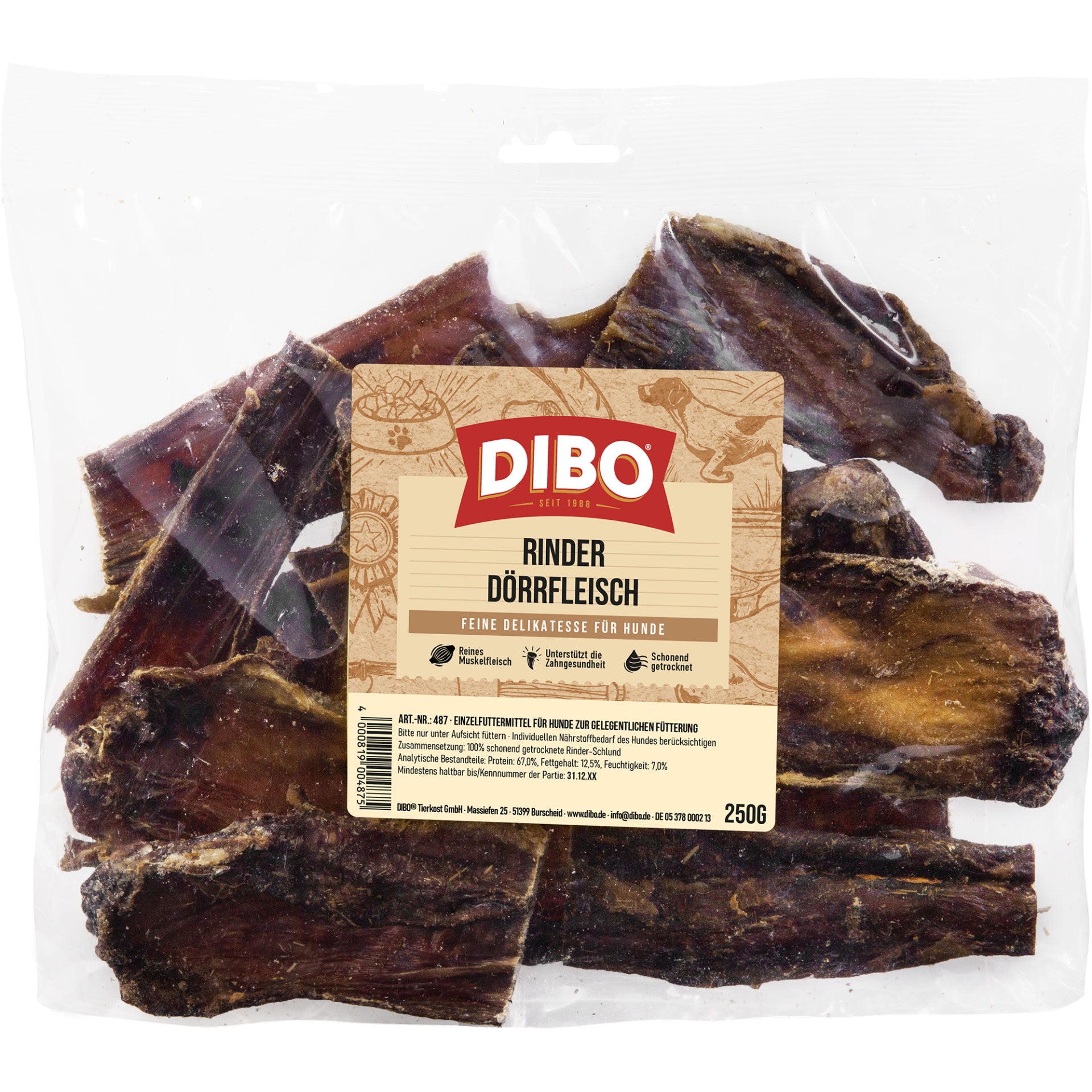 Dibo Rinderdörrfleisch, 250g