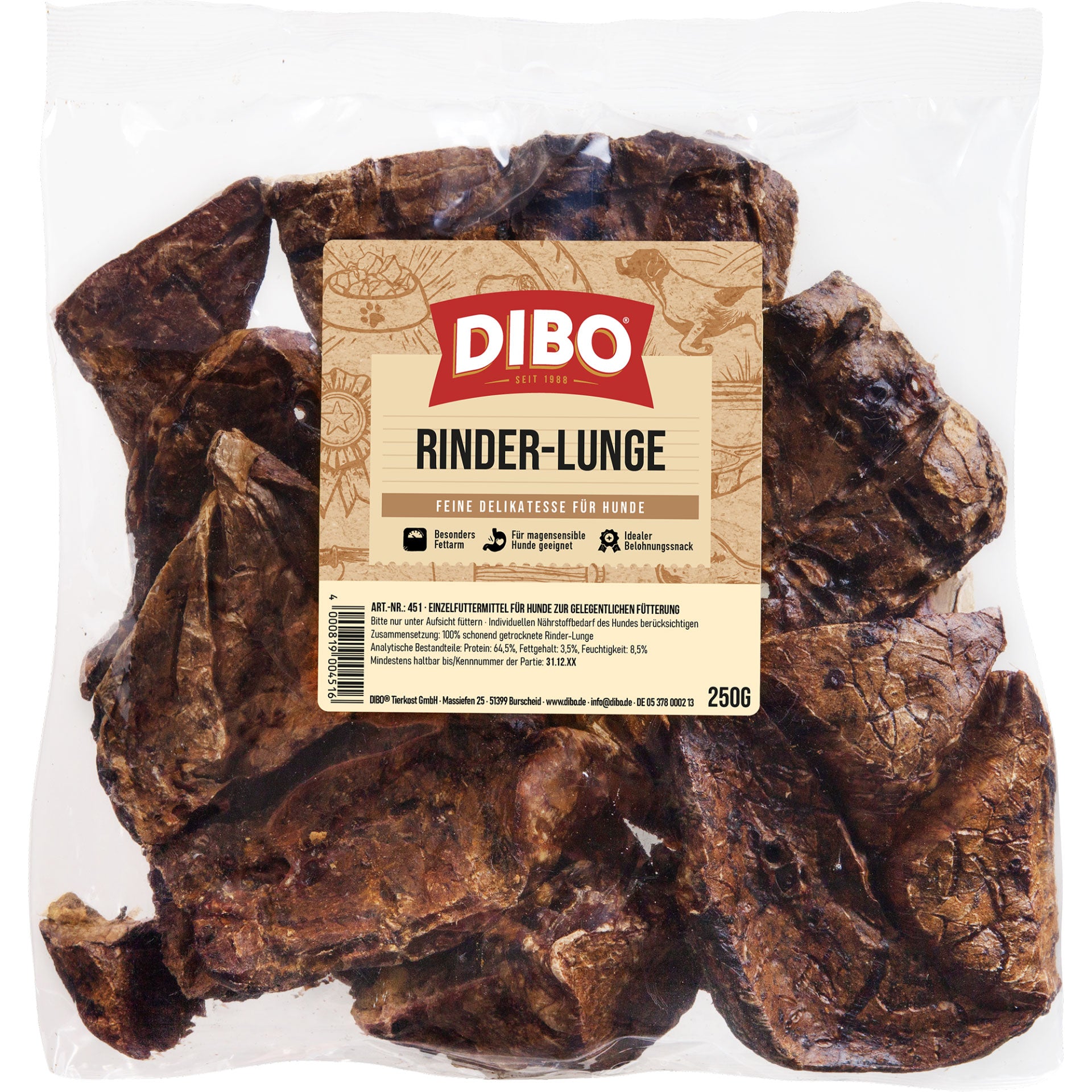 Dibo Rinderlunge, 250g