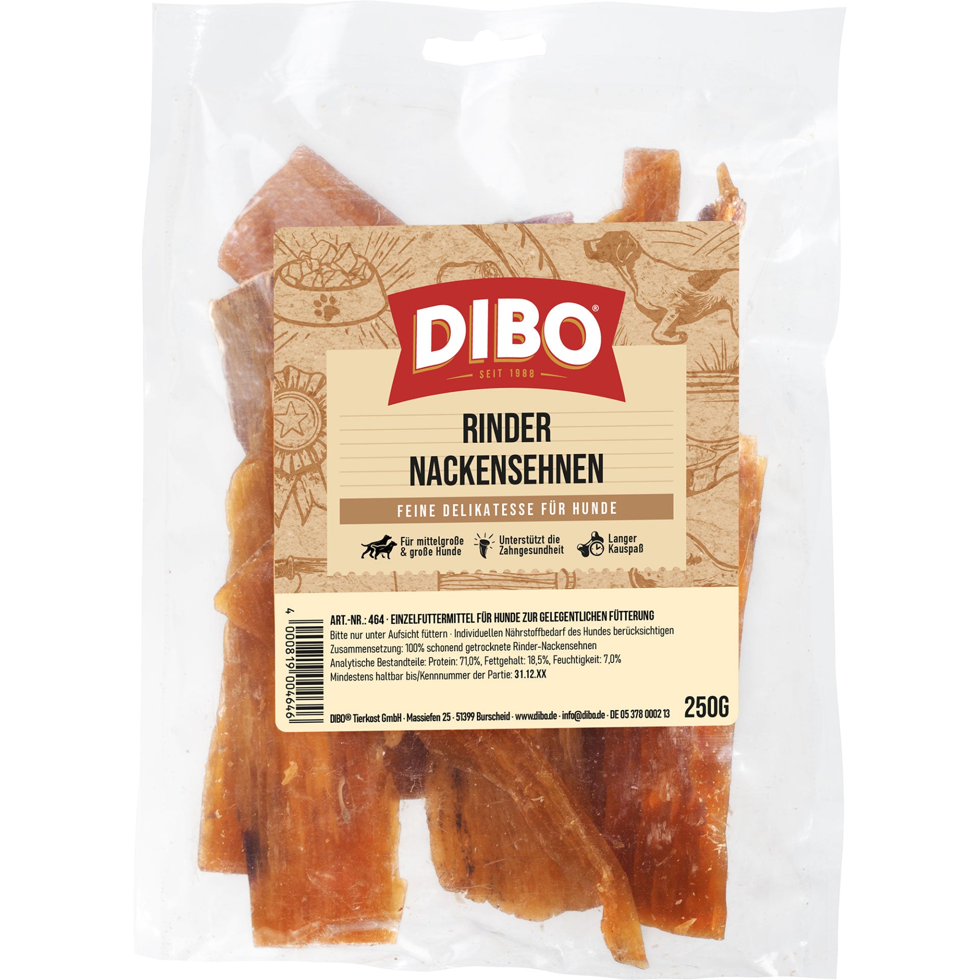 Dibo Rindernackensehnen, 250g
