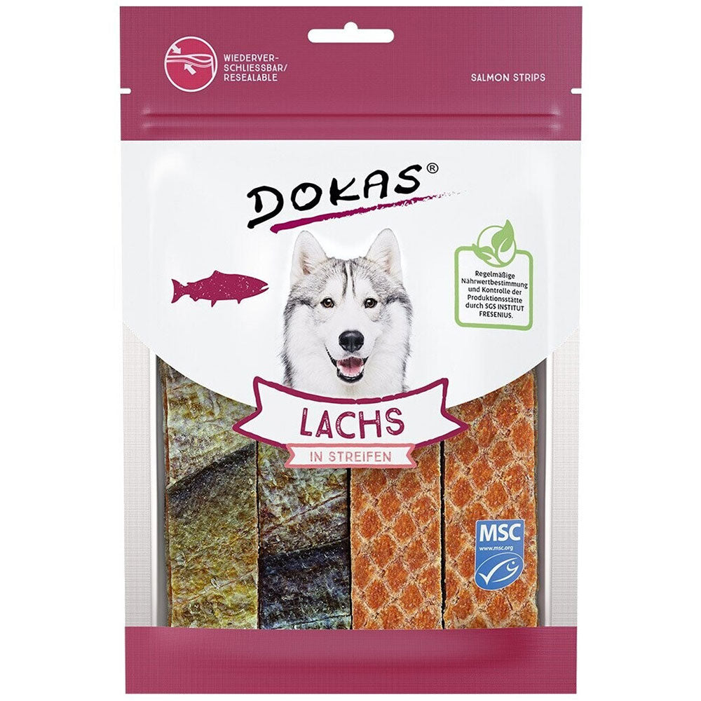 Dokas Lachs in Streifen, 100g