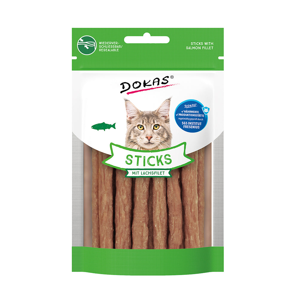 Dokas Sticks mit Lachsfilet 30g
