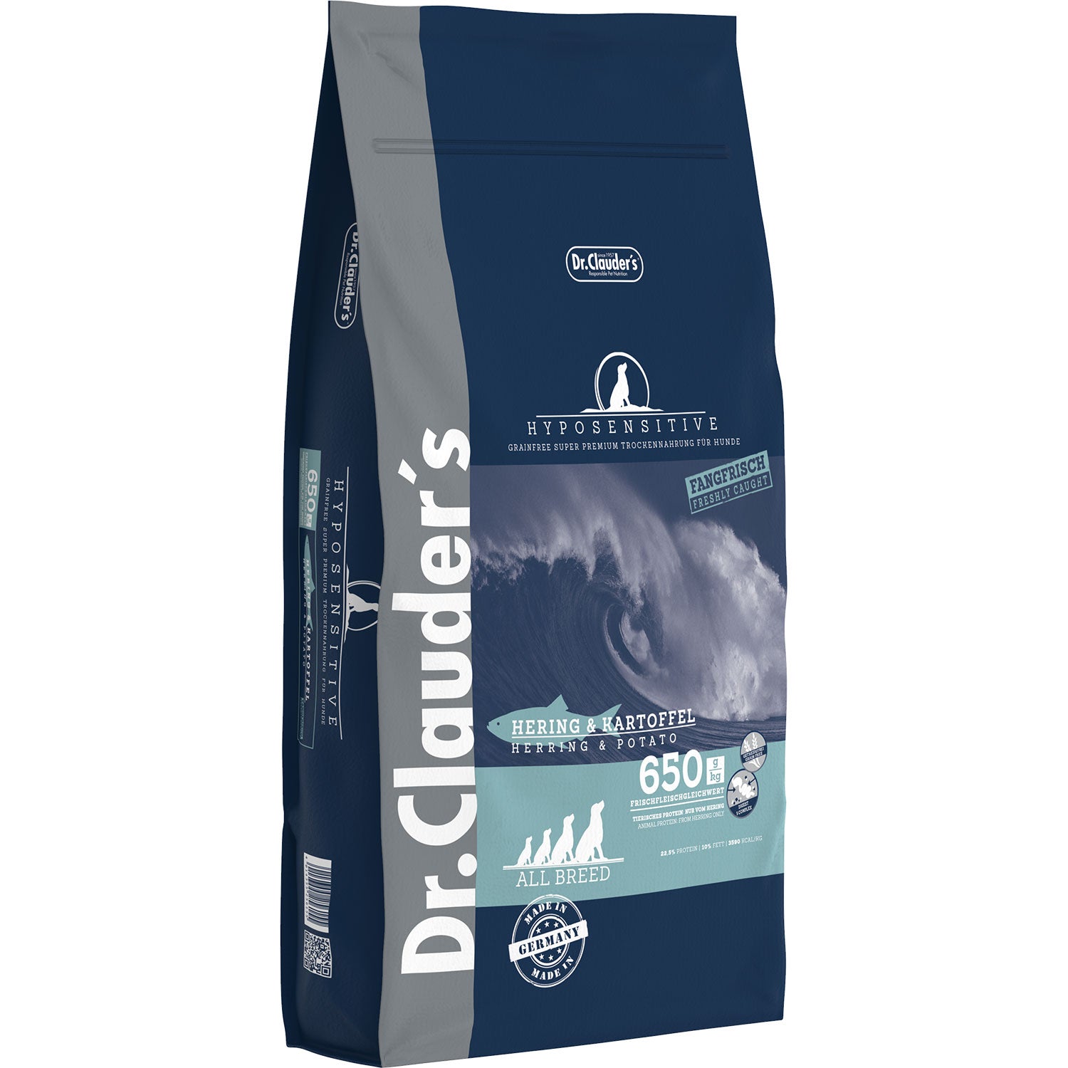 Dr. Clauders Best Choice Hyposensitive Gainfree Hering & Kartoffel / 11.5 kg