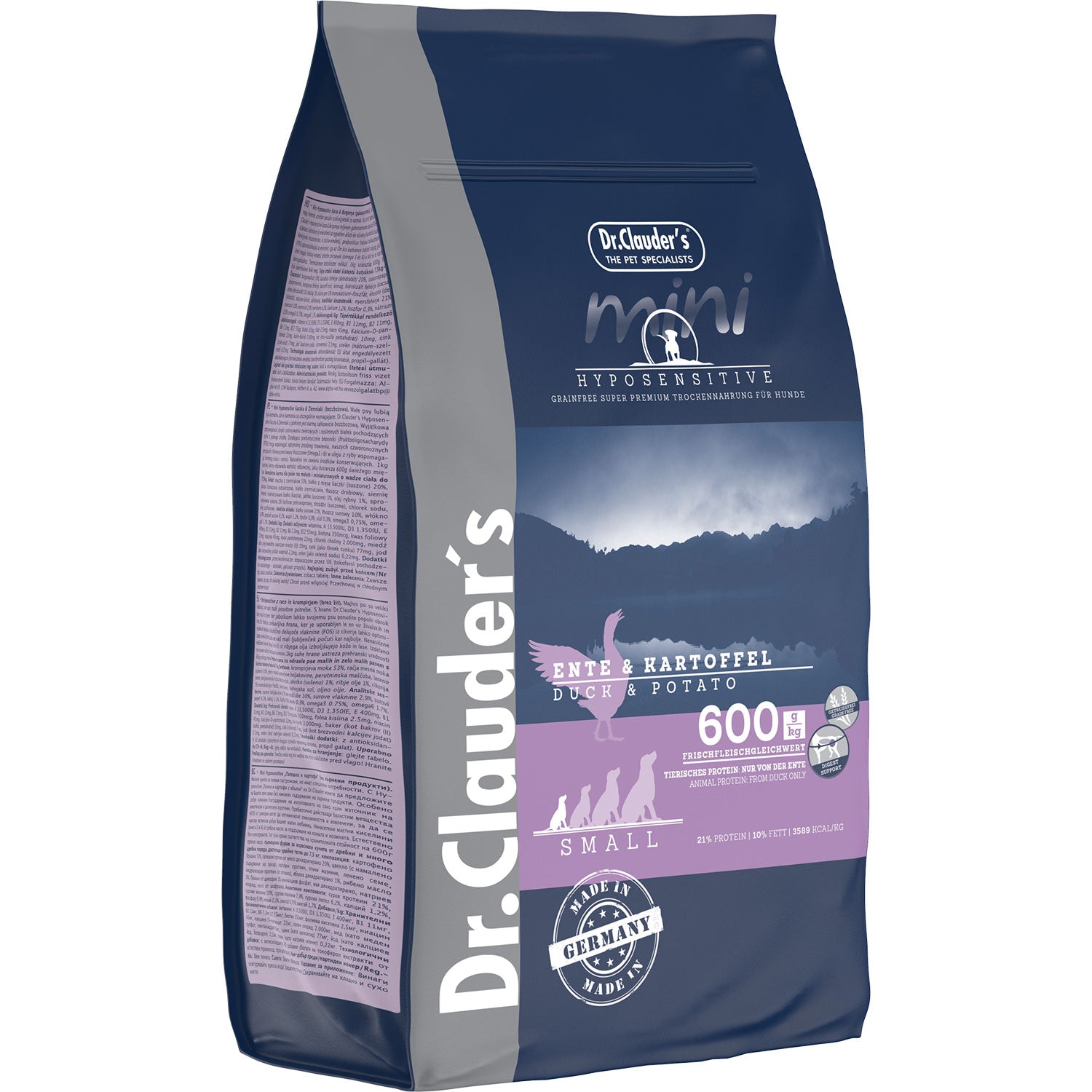 Dr. Clauders Mini Hyposensitive Ente & Kartoffel / 2 kg