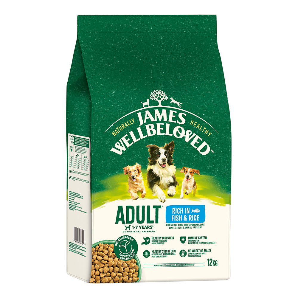 James Wellbeloved Fisch & Reis 12kg