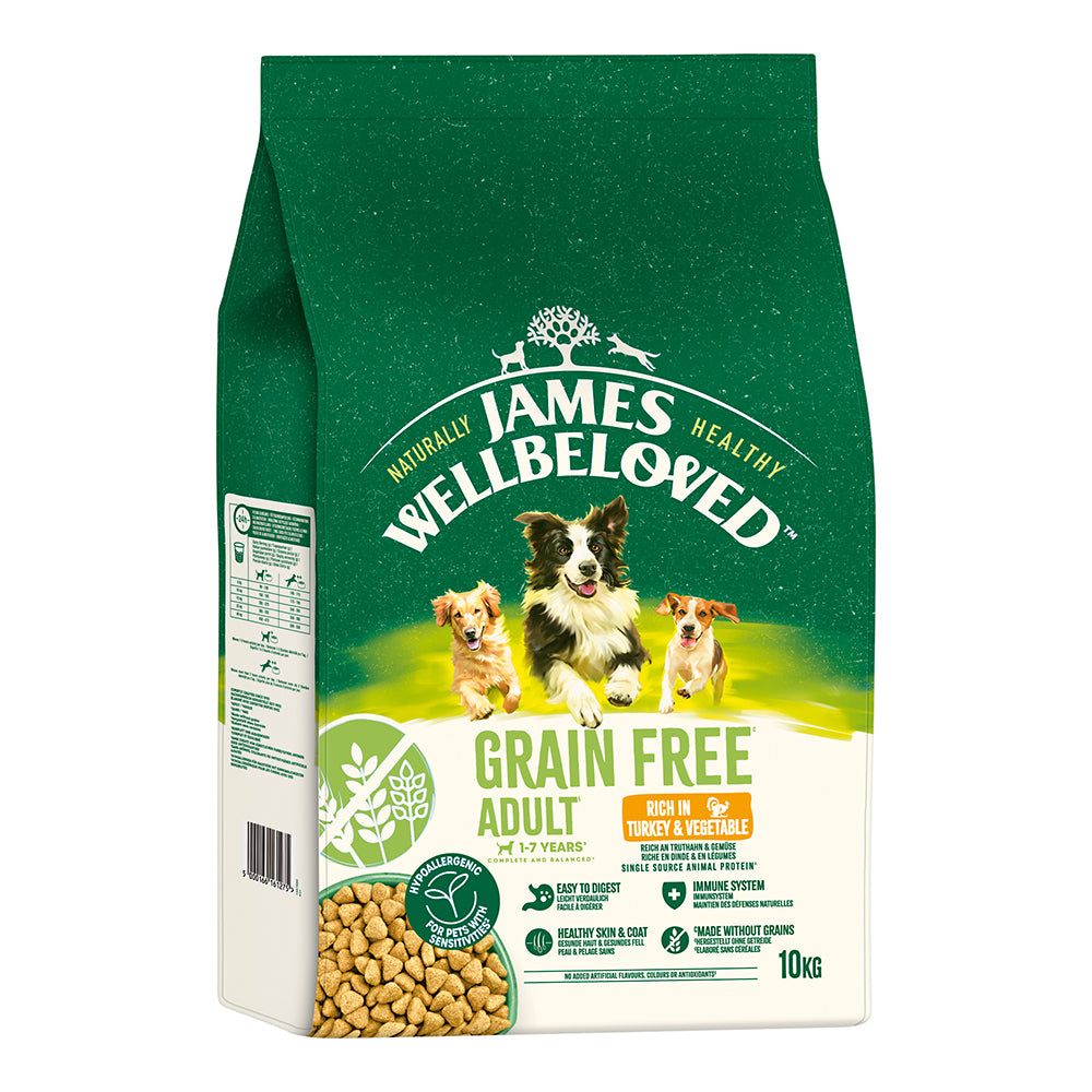 James Wellbeloved Grain Free Truthahn & Gemüse, 10kg