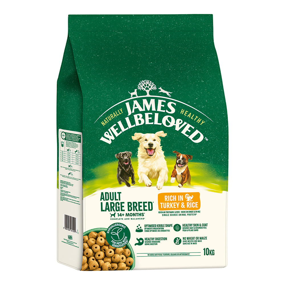 James Wellbeloved Large Breed Truthahn & Reis, 10kg