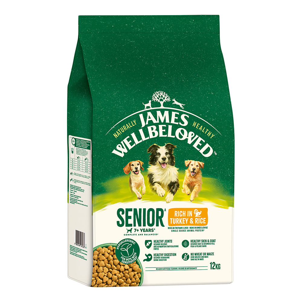 James Wellbeloved Senior Truthahn & Reis, 12kg