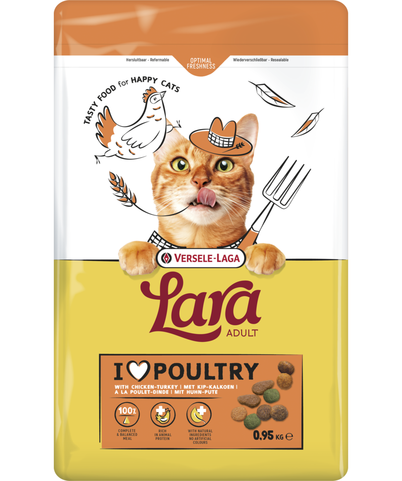 Lara Adult Pute-Huhn 950g