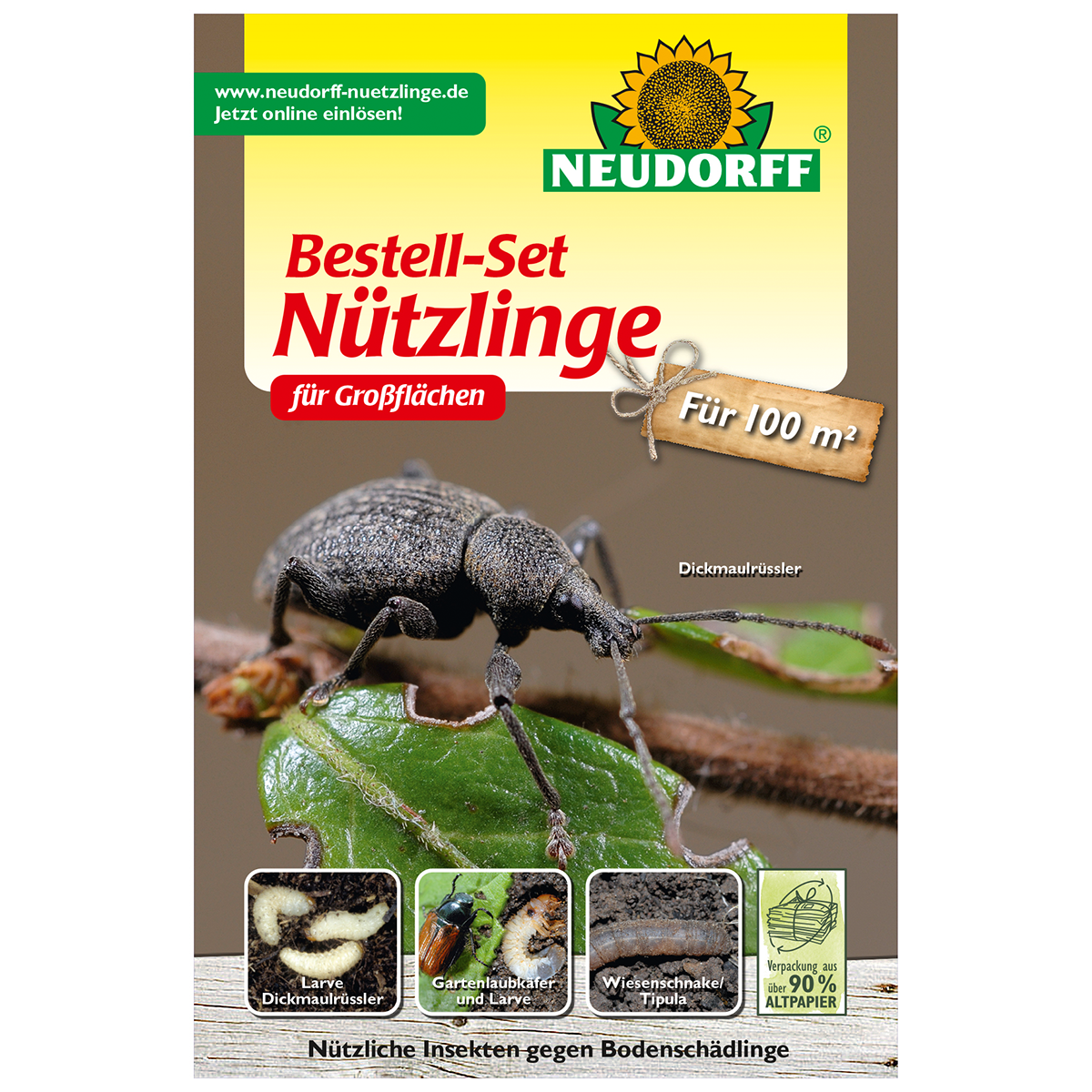 Neudorff Bestell-Set Nützlinge für Großflächen