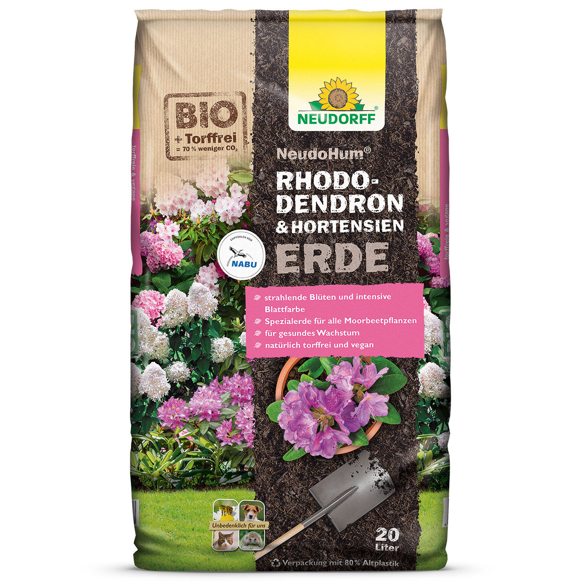 Neudorff NeudoHum Rhododendron- und HortensienErde, 20L