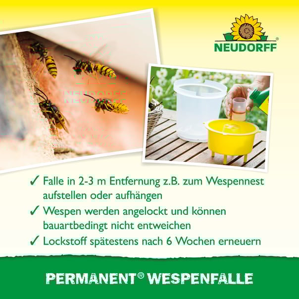 Neudorff Permanent WespenFalle, 1 Set Beschreibung 2