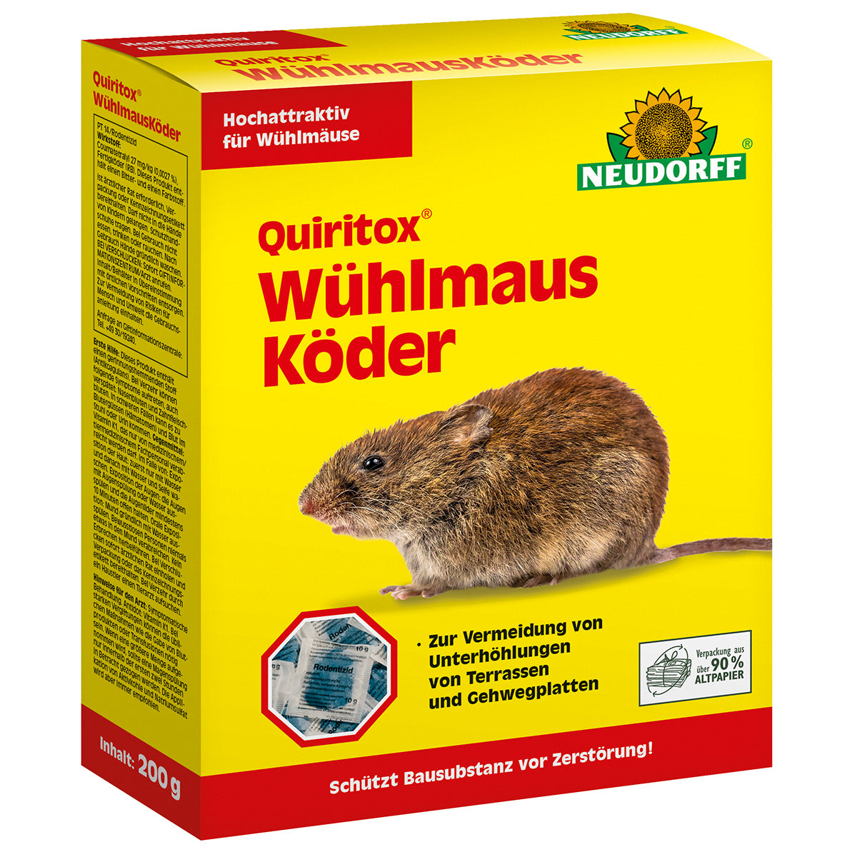 Neudorff Quiritox WühlmausKöder, 200g