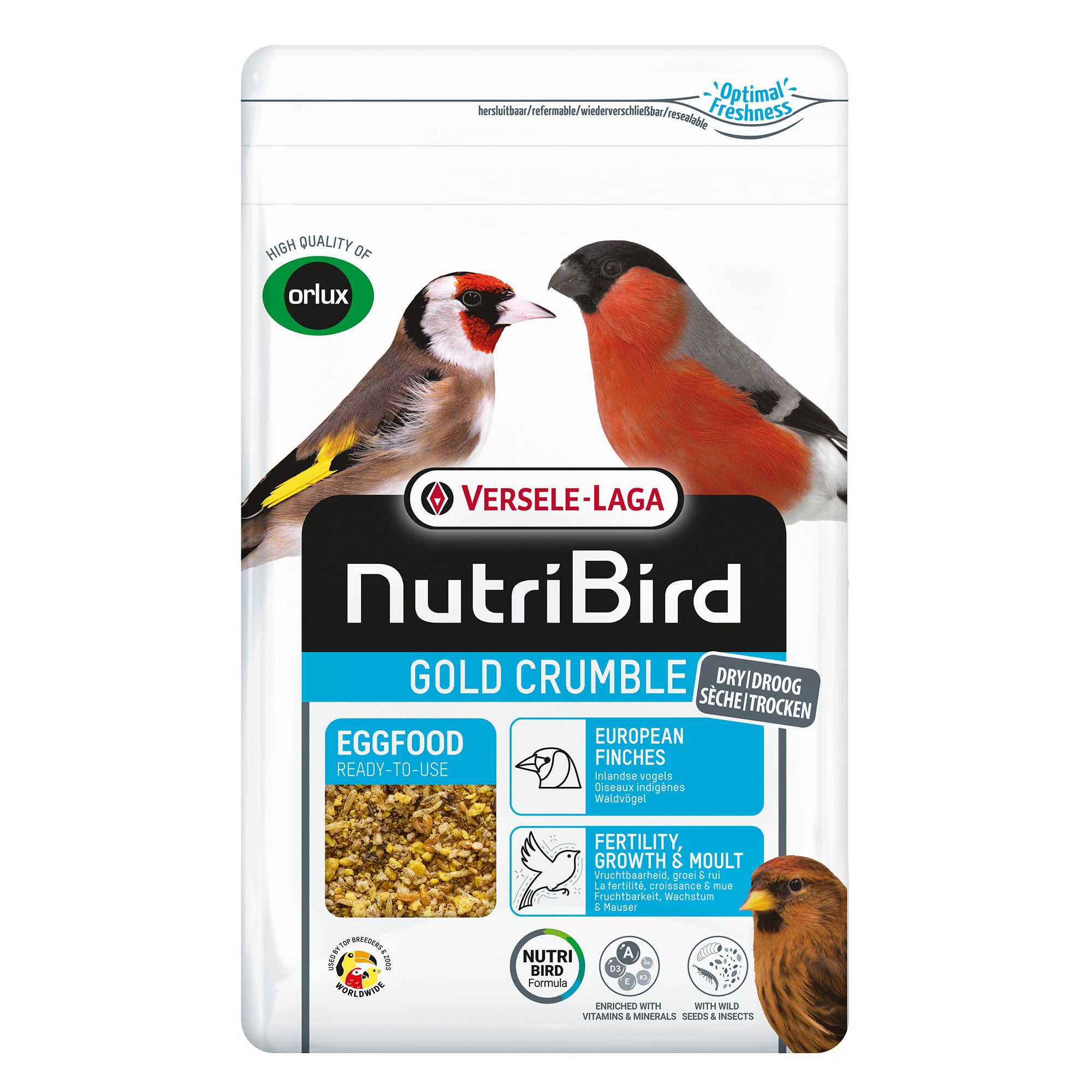 NutriBird Eifutter Trocken Waldvögel / 800 g