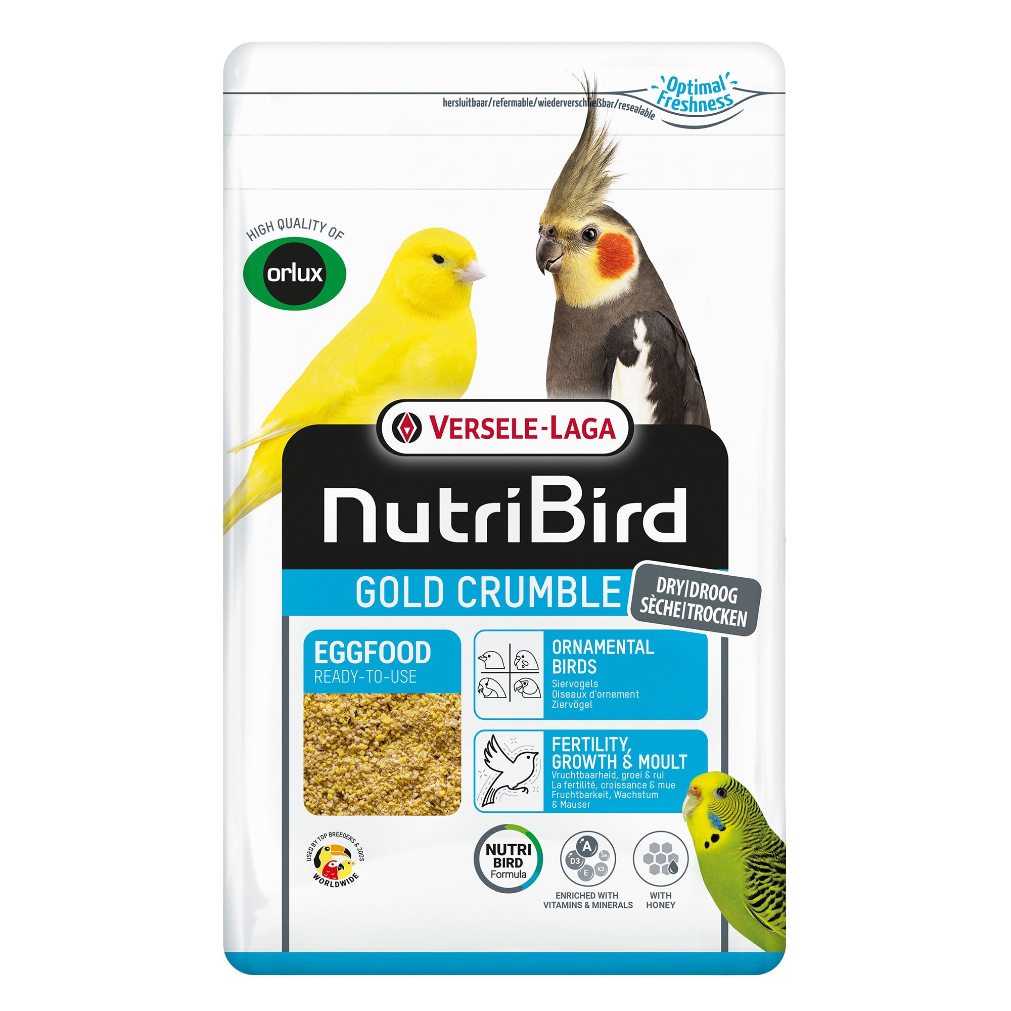 NutriBird Gold Eifutter Trocken, 10kg