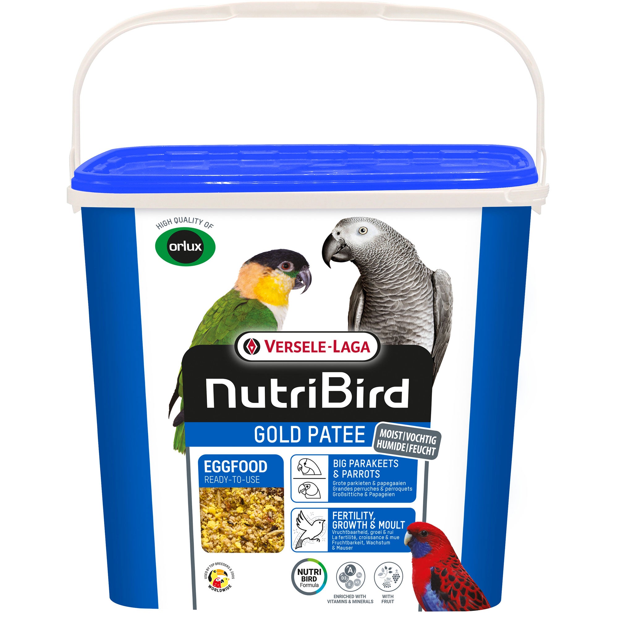 NutriBird Gold Patee Großsittiche & Papageien, 5kg