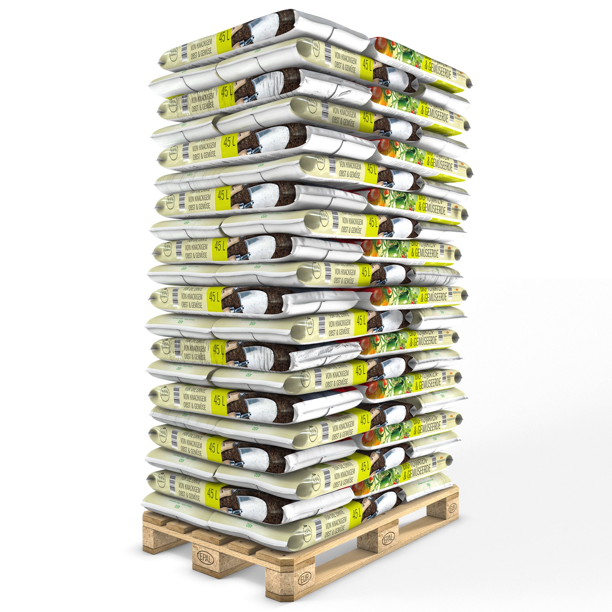 Palette Bio Tomaten- u. Gemüseerde, 60x45L