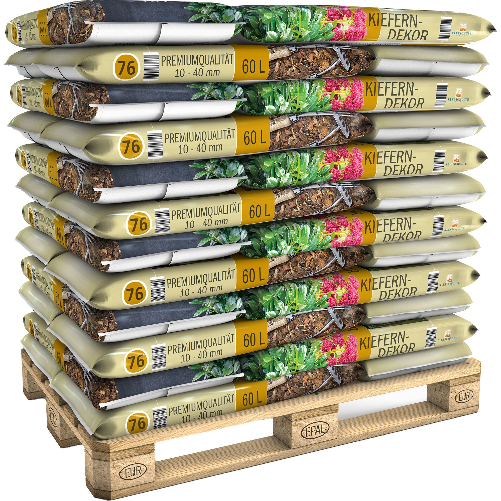 Palette Kieferndekor, 39x60L