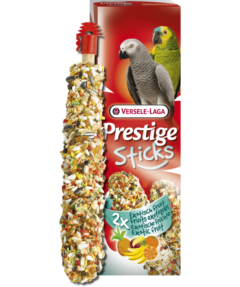 Prestige Sticks Papageien Exotische Früchte, offen