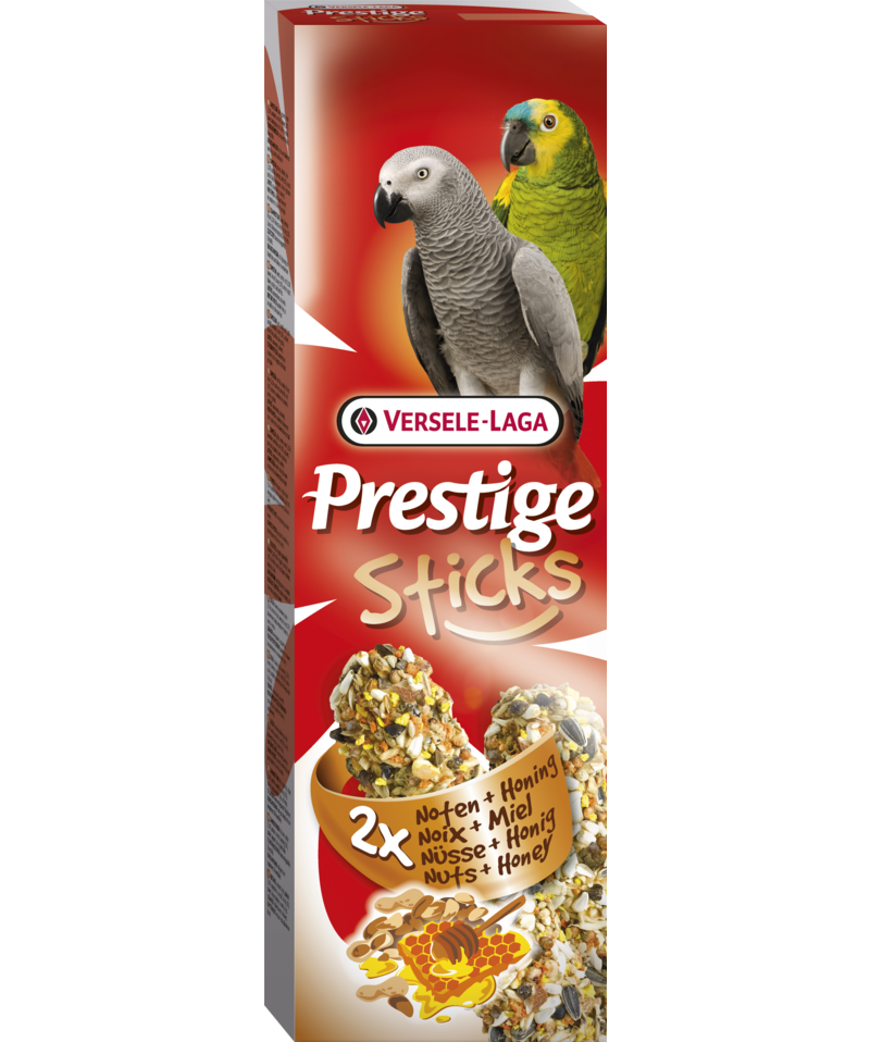 Prestige Sticks Papageien Nüsse & Honig, 2x70g