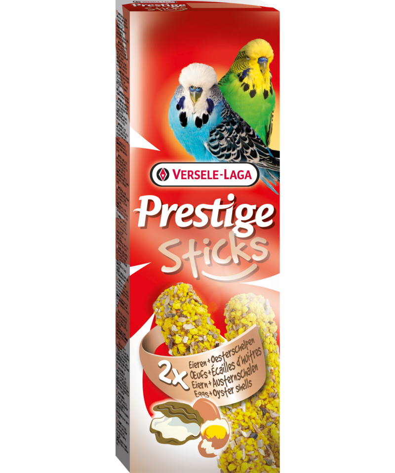 Prestige Sticks Sittiche Eier & Austernschalen, 2x30g