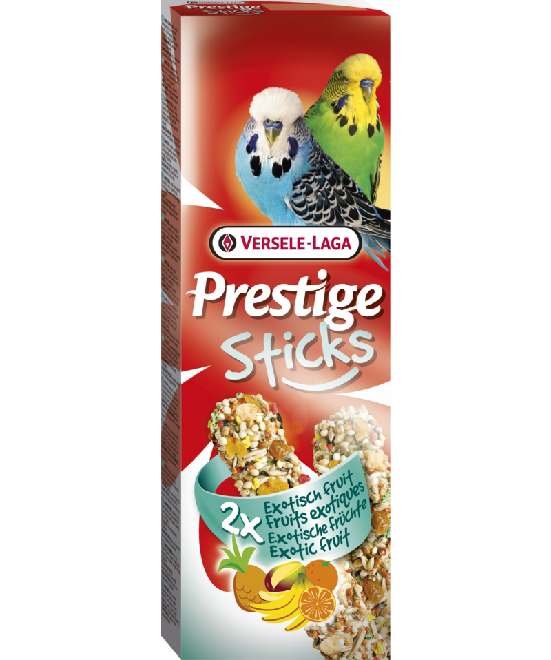 Prestige Sticks Sittiche Exotische Früchte, 2x30g
