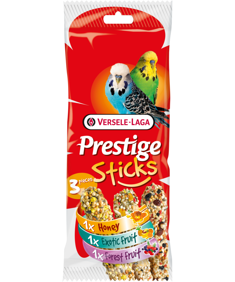 Prestige Sticks Sittiche Triple Variety Pack, 3x30g