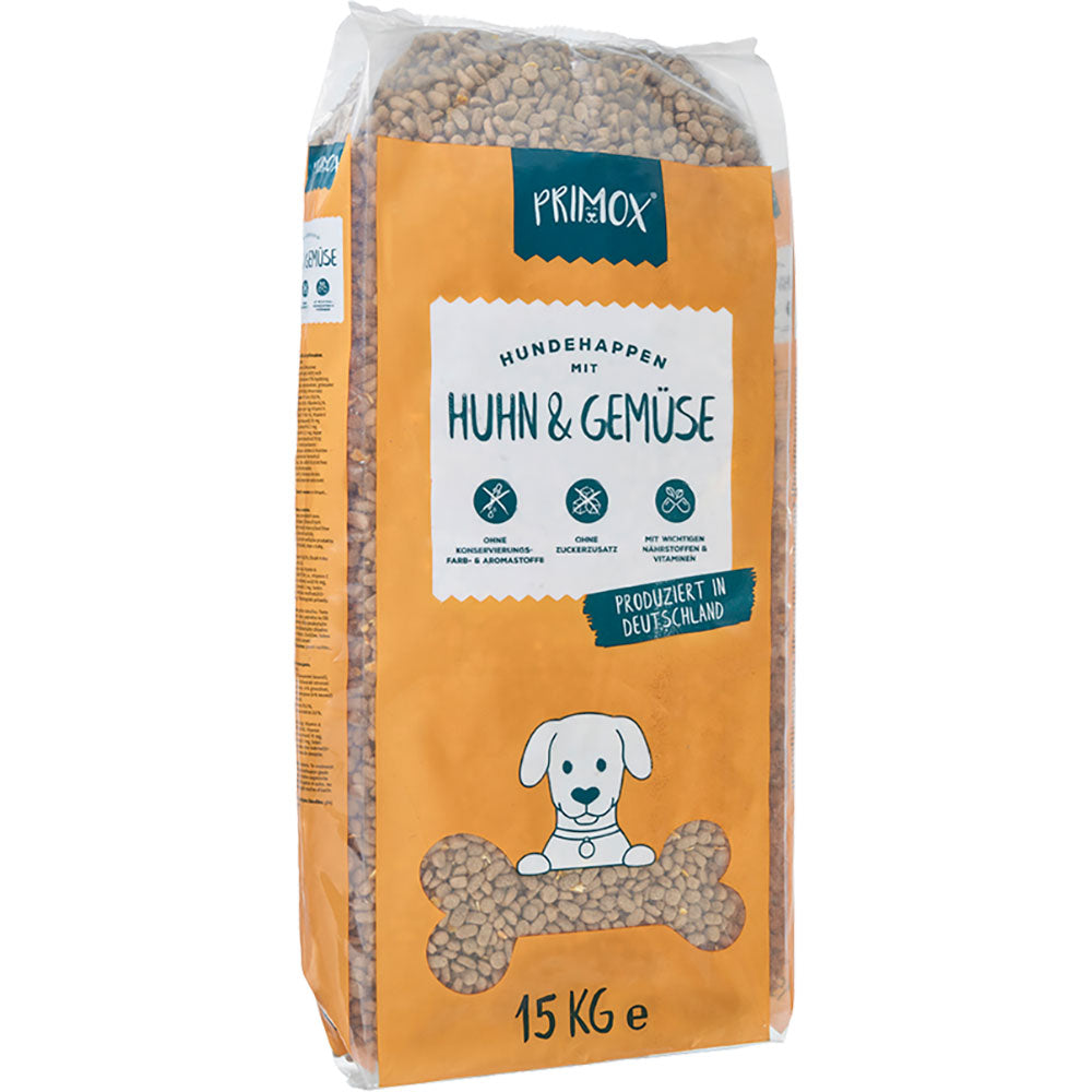 Primox Hunde Trockenfutter Huhn & Gemüse, 15kg