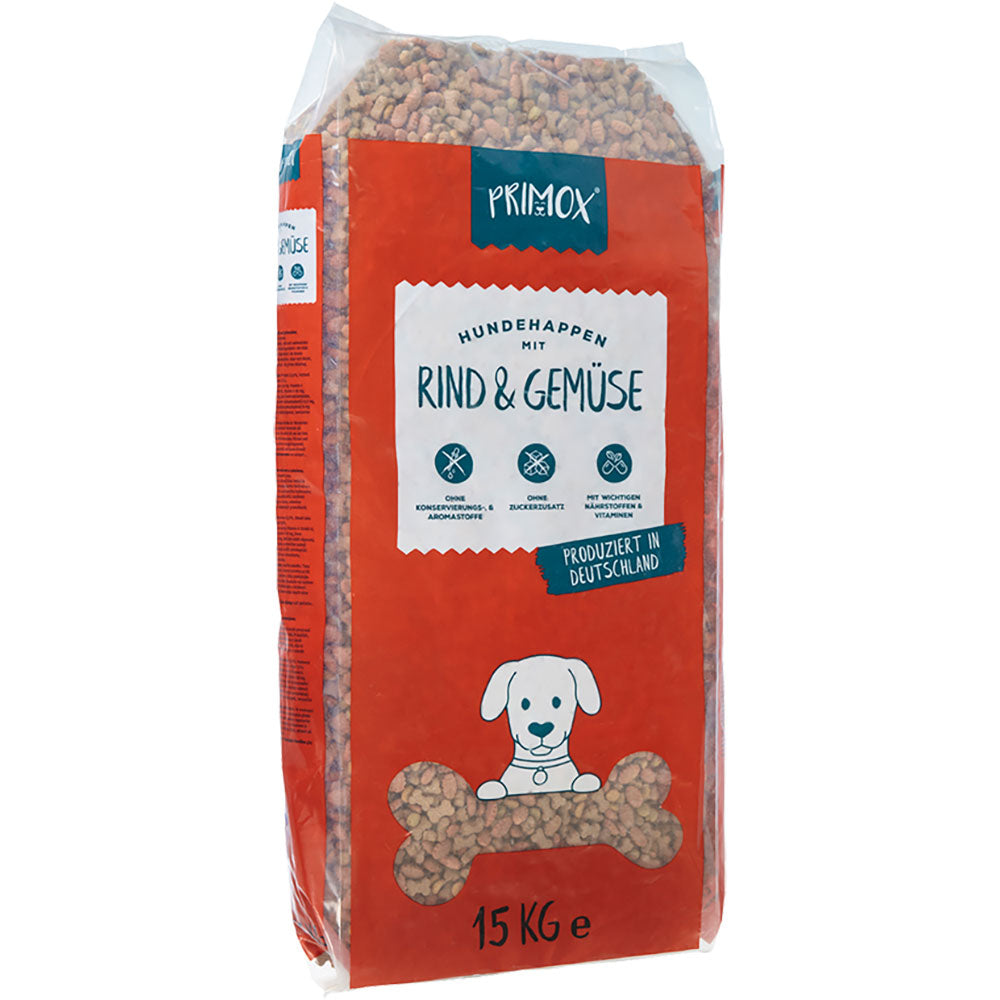 Primox Hunde Trockenfutter Rind & Gemüse, 15kg