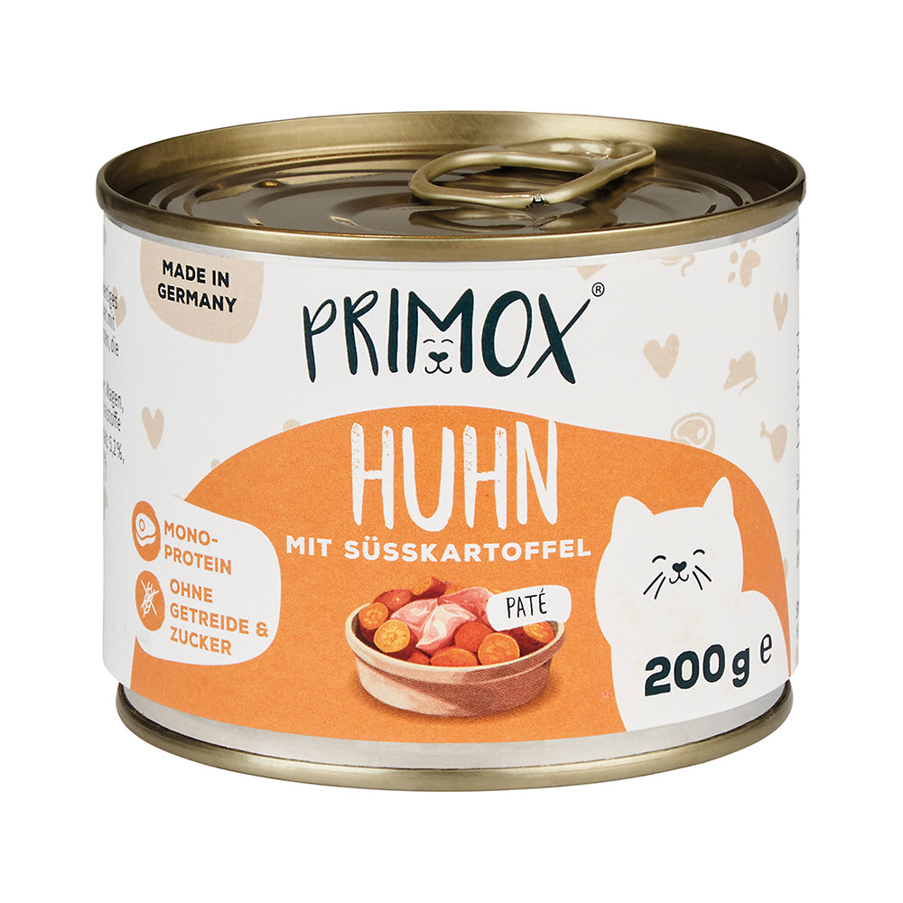 Primox Katzennassfutter Huhn mit Süßkartoffel, 200g