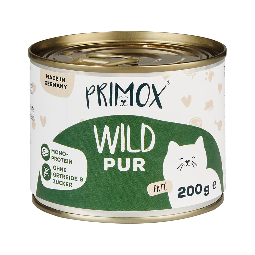 Primox Katzennassfutter Wild pur, 200g