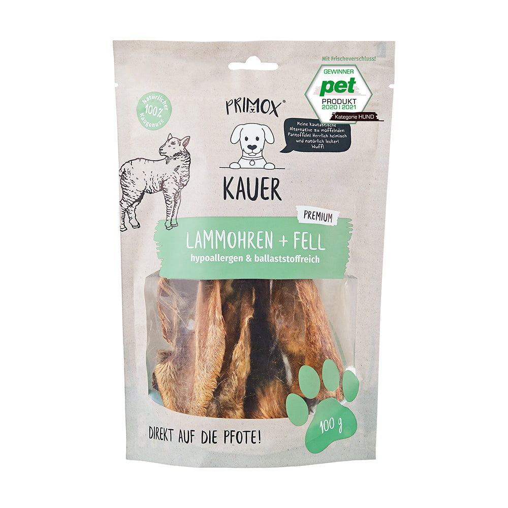 Primox Lammohren mit Fell 100g