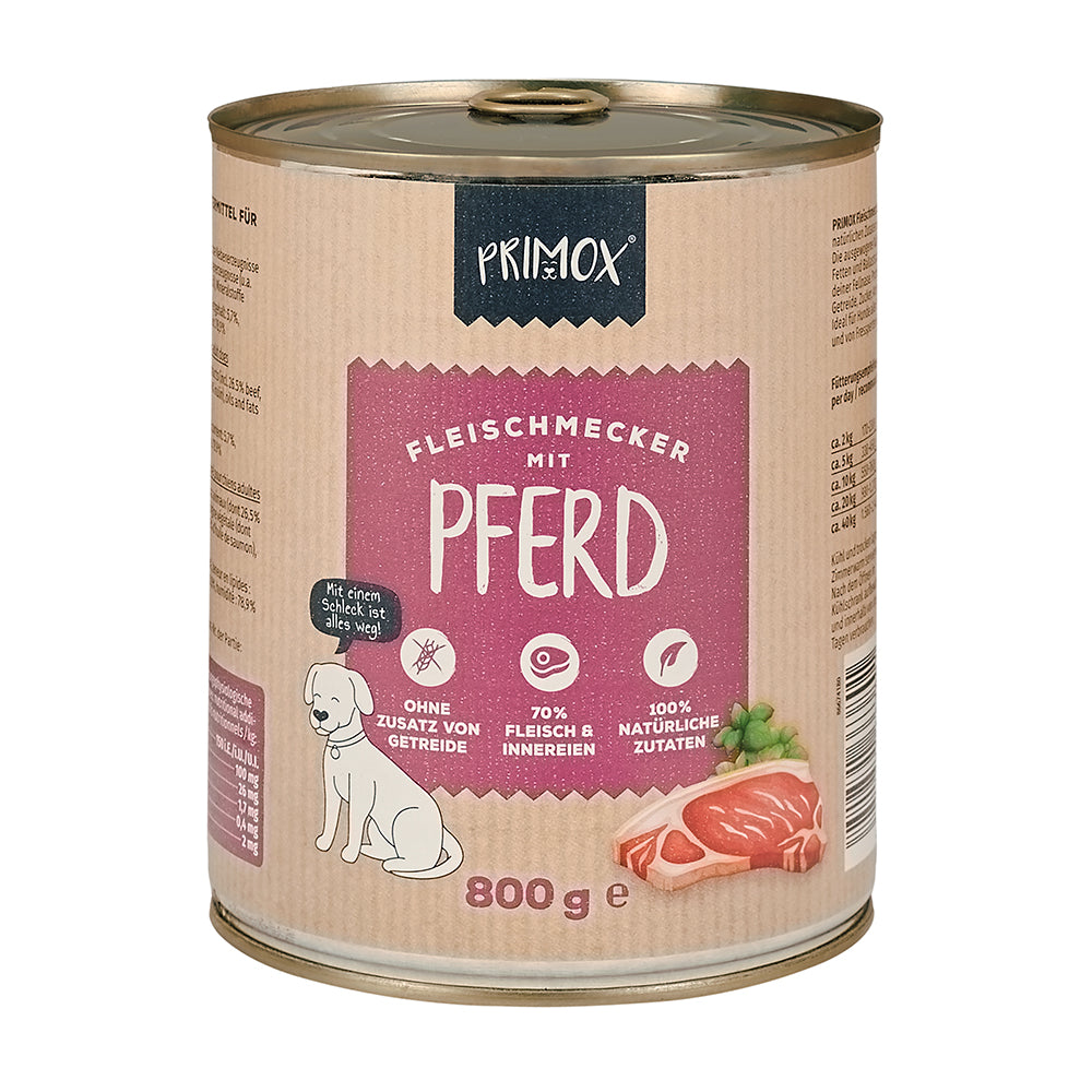 Primox Nassfutter mit Pferd, 800g