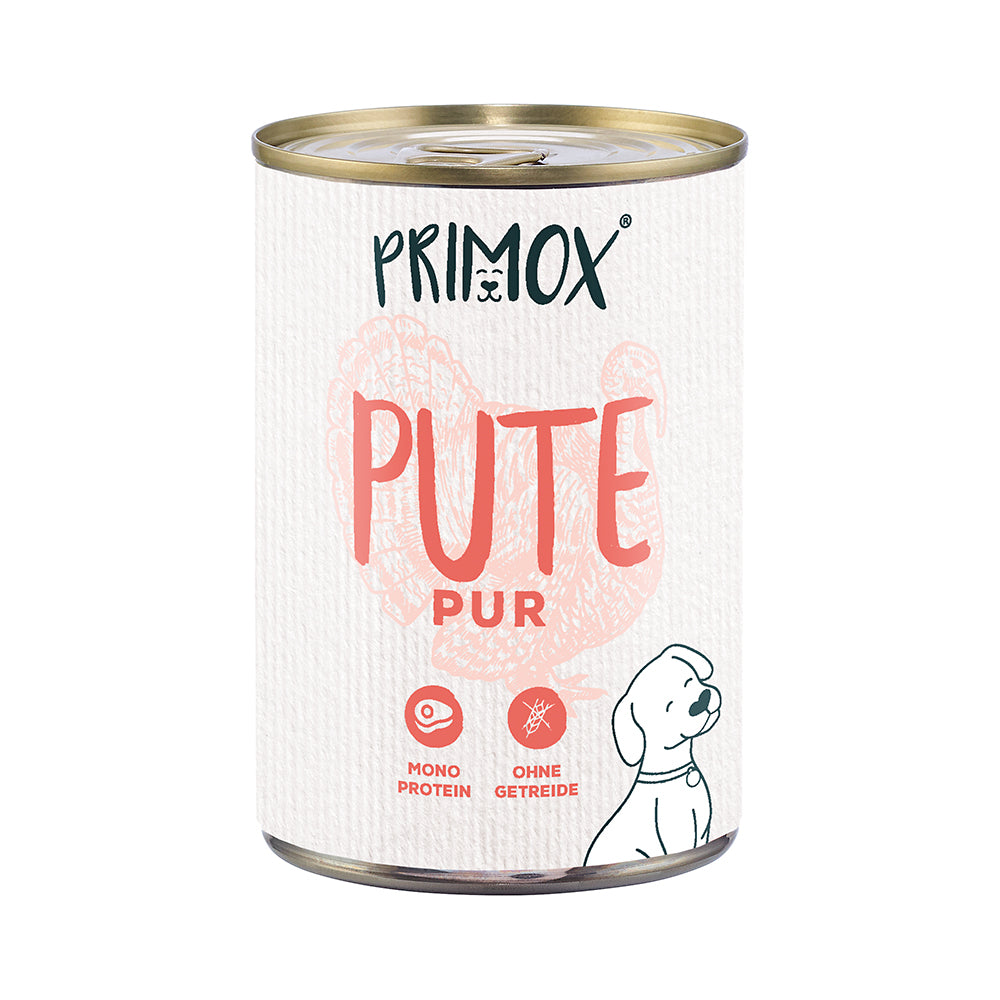 Primox Nassfutter Pute PUR, 400g