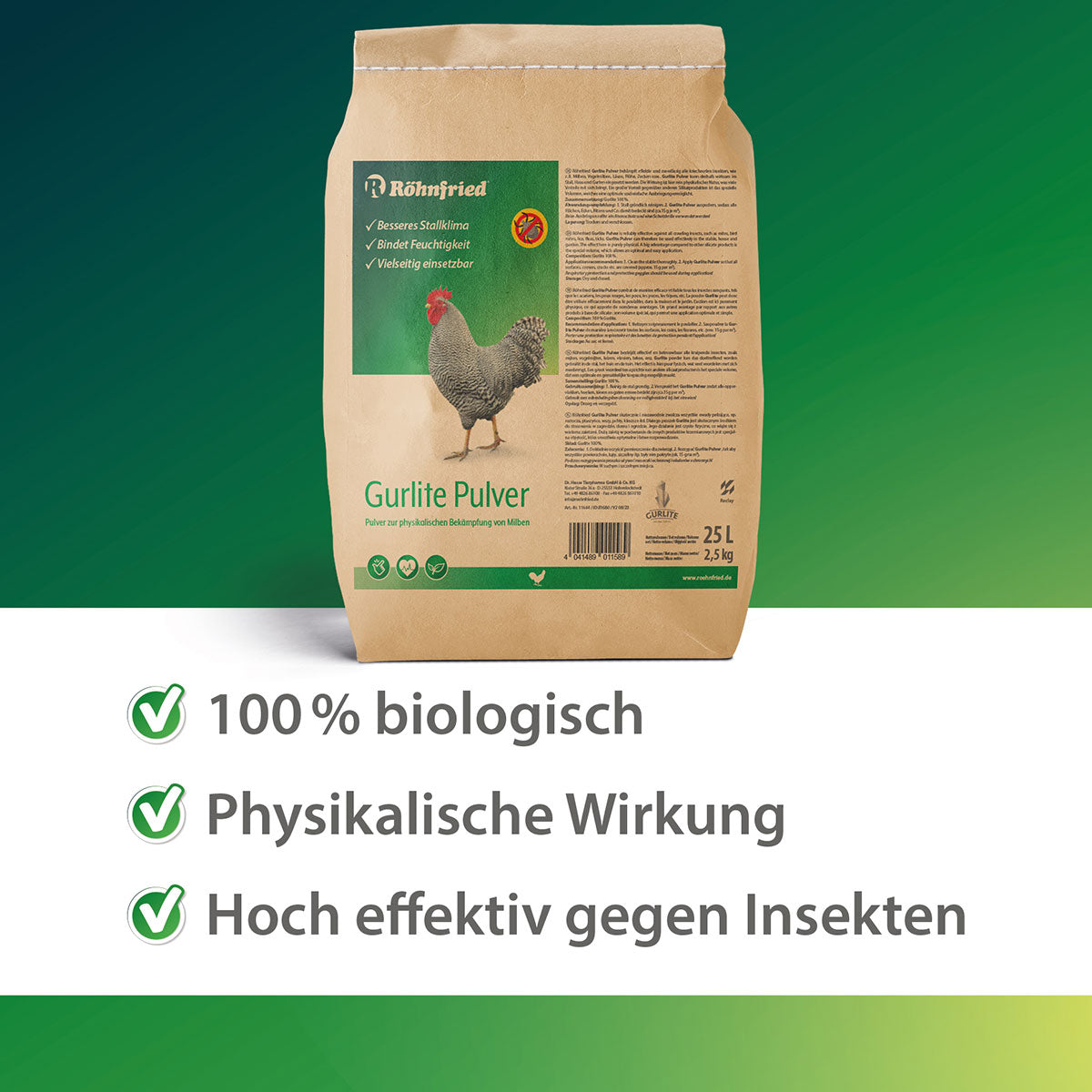 Röhnfried Gurlite Pulver, 2,5kg Beschreibung