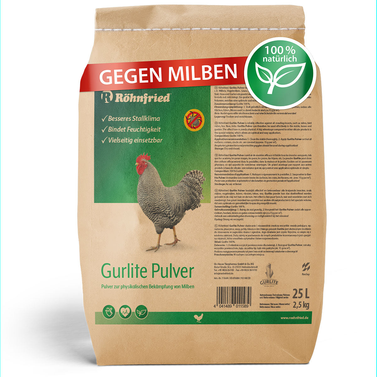 Röhnfried Gurlite Pulver, 2,5kg