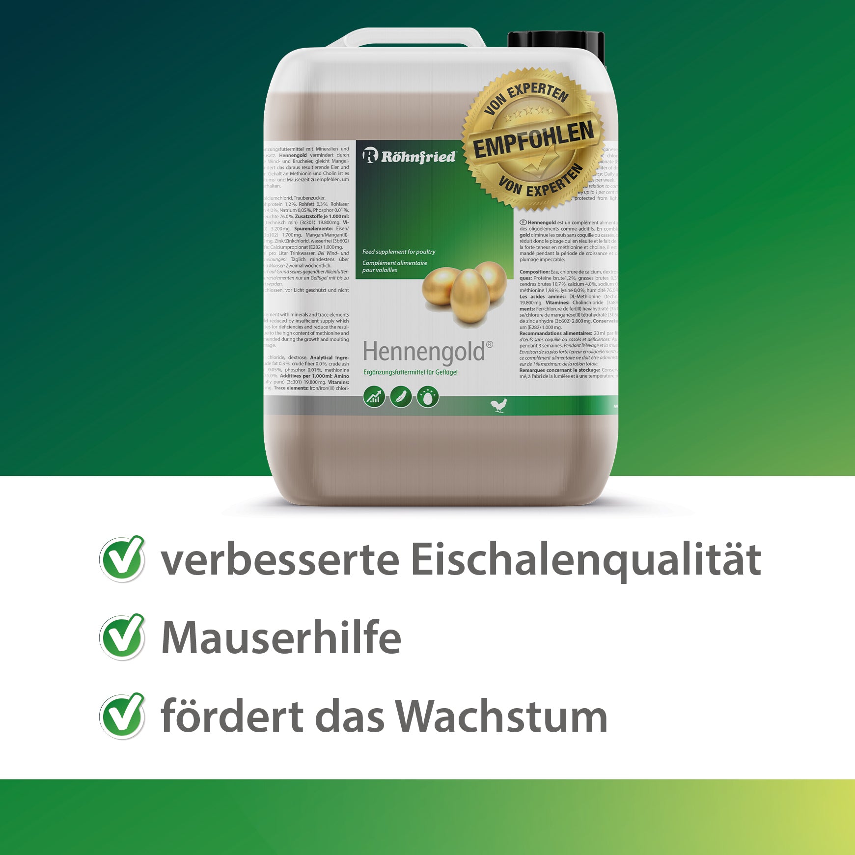 Röhnfried Hennengold Eigenschaften