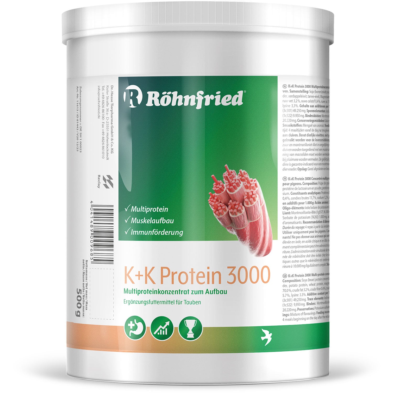 Röhnfried K+K Protein 3000, 500g