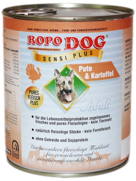 RopoDog Sensi Plus Pute & Kartoffel