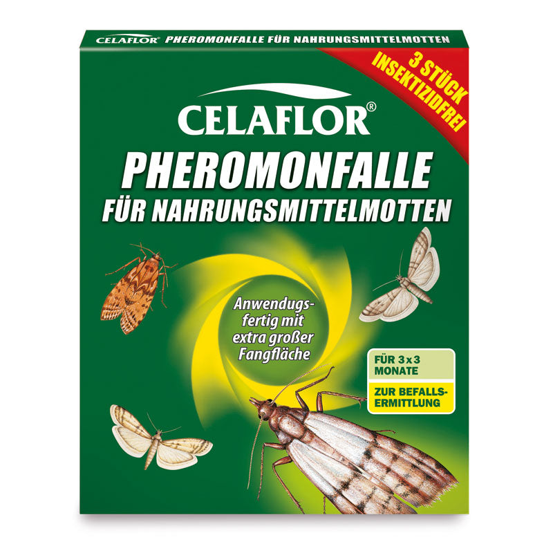 Substral Celaflor Pheromonfalle für Nahrungsmittelmotten, 3 Stück