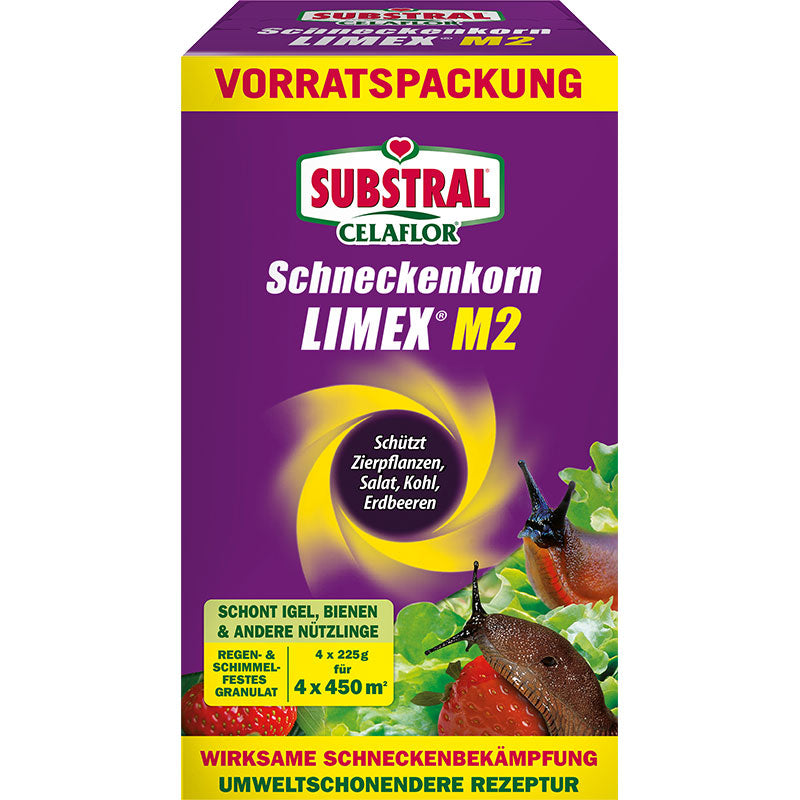 Substral Celaflor Schneckenkorn Limex M2, 4 x 225g