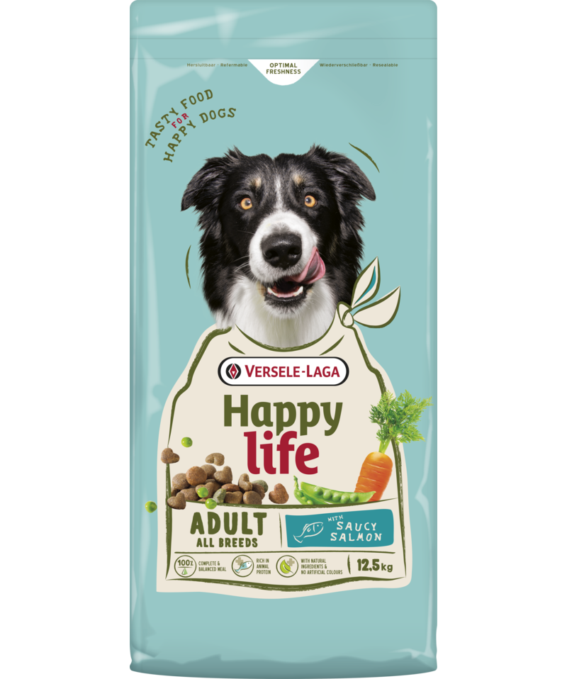 Versele-Laga Happy Life Adult mit Lachs, 12,5kg