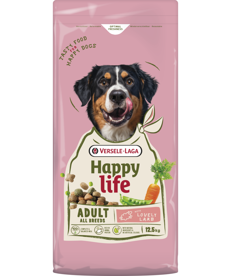 Versele-Laga Happy Life Adult mit Lamm, 12,5kg